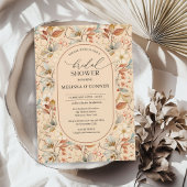 Invitation Arc de boho fleur sauvage d'automne