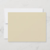 Invitation Arc de chaton jaune blanc 80e anniversaire (Dos)
