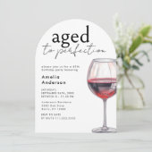 Invitation Arc de fête du 40e anniversaire du vin de la perfe (Debout devant)