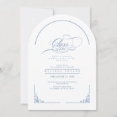 Invitation Arc de graduation Chinoiserie Tree Motif ID1098 (Devant)