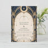 Invitation Arc de mariage céleste enchanteur (Debout devant)