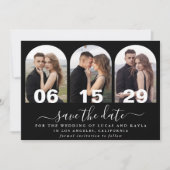 Invitation Arc de script manuscrit moderne photo Enregistrer  (Devant)