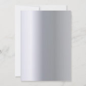 Invitation Arc élégant anniversaire (Dos)