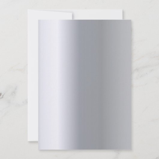 Invitation Arc élégant anniversaire (Dos)