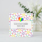 Invitation arc-en-ciel (Debout devant)