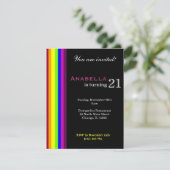 Invitation Arc-en-ciel 21e anniversaire (Debout devant)