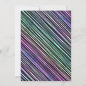 Invitation arc-en-ciel contours rayés : (Dos)