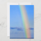 Invitation Arc en ciel d'amour et de bonheur, Fête des mariée (Dos)