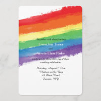 Invitation Arc-en-Ciel de l'Amour qui Triomphe