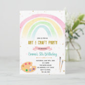 Invitation Arc-en-ciel et fête de l'art (Debout devant)