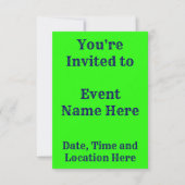 Invitation Arc-en-ciel fleuri (Devant)