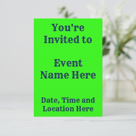 Invitation Arc-en-ciel fleuri (Debout devant)