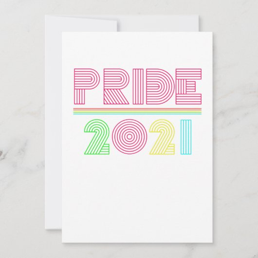 Invitation Arc-en-ciel gay pride 2021 (Devant)