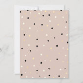 Invitation Arc-en-ciel, Nuages, Points Baby shower virtuel pa (Dos)