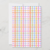 Invitation Arc-en-ciel Pastel (Dos)