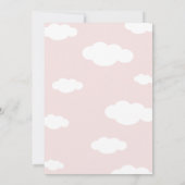 Invitation Arc en ciel, soleil et nuages Anniversaire de l'en (Dos)