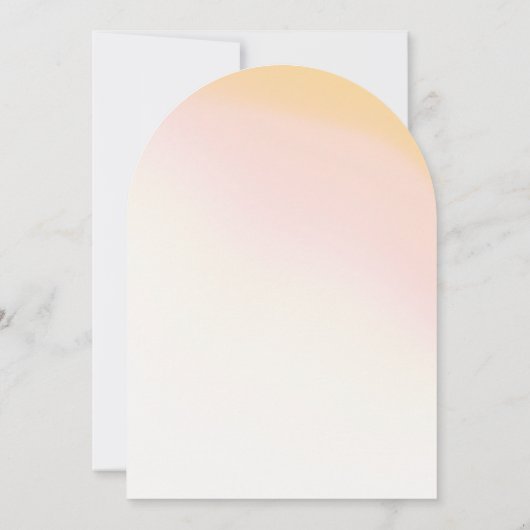 Invitation Arc Fleur sauvage Sunny ID1023 (Dos)