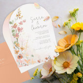 Invitation Arc Fleur sauvage Sunny ID1023