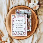 Invitation Arc fleuri d'aquarelle