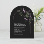 Invitation Arc Floral doux Mariage Lilac Arch ID998 (Debout devant)