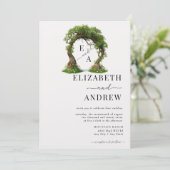 Invitation Arc floral | Mariage d'arborescence (Debout devant)