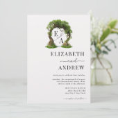 Invitation Arc floral | Mariage d'arborescence (Debout devant)