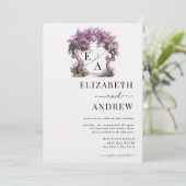 Invitation Arc floral | Mariage d'arborescence (Debout devant)