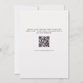 Invitation Arc floral | Mariage d'arborescence (Dos)