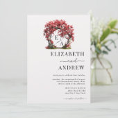 Invitation Arc floral | Mariage d'arborescence (Debout devant)