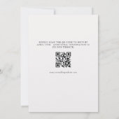 Invitation Arc floral | Mariage d'arborescence (Dos)