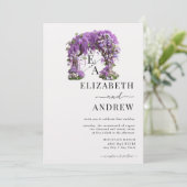 Invitation Arc floral | Mariage d'arborescence (Debout devant)