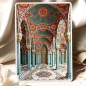 Invitation Arc Floral Orné & Dôme Mariage islamique