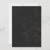 Invitation Arc gothique baroque vintage noir (Dos)