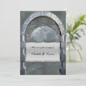 Invitation Arc gothique Plaque Vampire Goth Mariage (Debout devant)