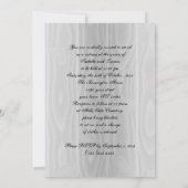 Invitation Arc gothique Plaque Vampire Goth Mariage (Dos)