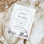 Invitation Arc gothique tiré à la main 30e fête d'anniversair<br><div class="desc">Conçu pour se coordonner avec notre collection de fleurs à main gothique, cette invitation de fête de 30e anniversaire présente des fleurs et des crânes à main unique en forme d'arc. Convient pour moody, sombre gothique thème mariage. Pour une personnalisation plus avancée de cette conception, par exemple la modification de...</div>