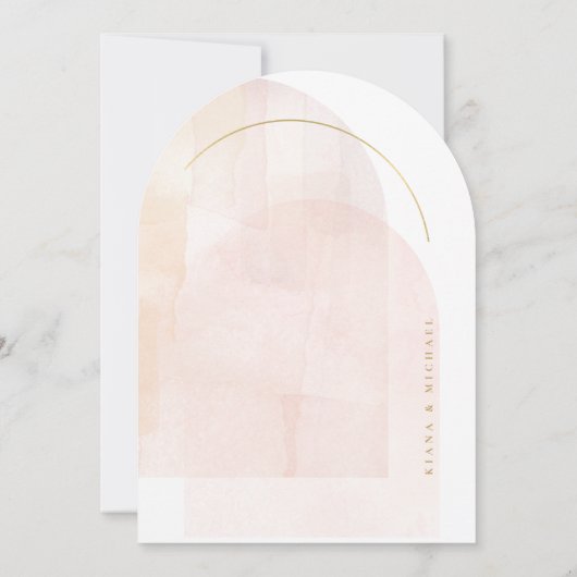 Invitation Arc Mariage Boho Oasis ID959 (Dos)