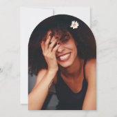 Invitation Arc minimaliste adulte 40e anniversaire (Dos)