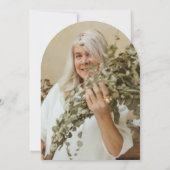 Invitation Arc minimaliste adulte 70e anniversaire (Dos)