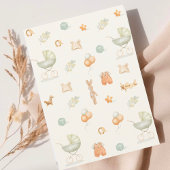 Invitation Arc moderne Aquarelle Baby shower de vêtements sim