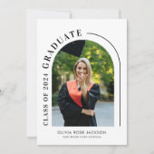 Invitation Arc moderne branché - Diplôme photo (Devant)