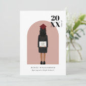 Invitation Arc Moderne Le Tassel Vaut Le Diplôme De Diplôme (Debout devant)