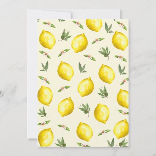 Invitation Arc Moderne Lemon Notre Squeeze Principal 1er Anni (Dos)