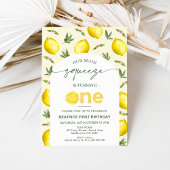 Invitation Arc Moderne Lemon Notre Squeeze Principal 1er Anni