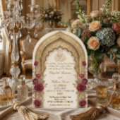 Invitation Arc moorish de la Bismillah Calligraphie Nikkah