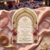 Invitation Arc moorish de la Bismillah Calligraphie Nikkah