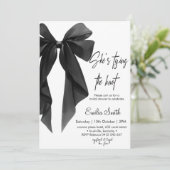 Invitation Arc noir nouant la douche nuptiale (Debout devant)