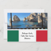 Invitation Arc Pélican, Cabo San Lucas (Devant)