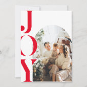 Invitation Arc photo minimal moderne Joie (Devant)