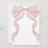 Invitation Arc Rose 1er Anniversaire Fille F (Dos)